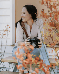 “Photographer BTS at a branding shoot — marketing for creatives in action”